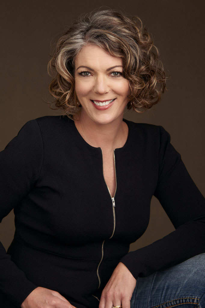 Casual elegance in a studio portrait